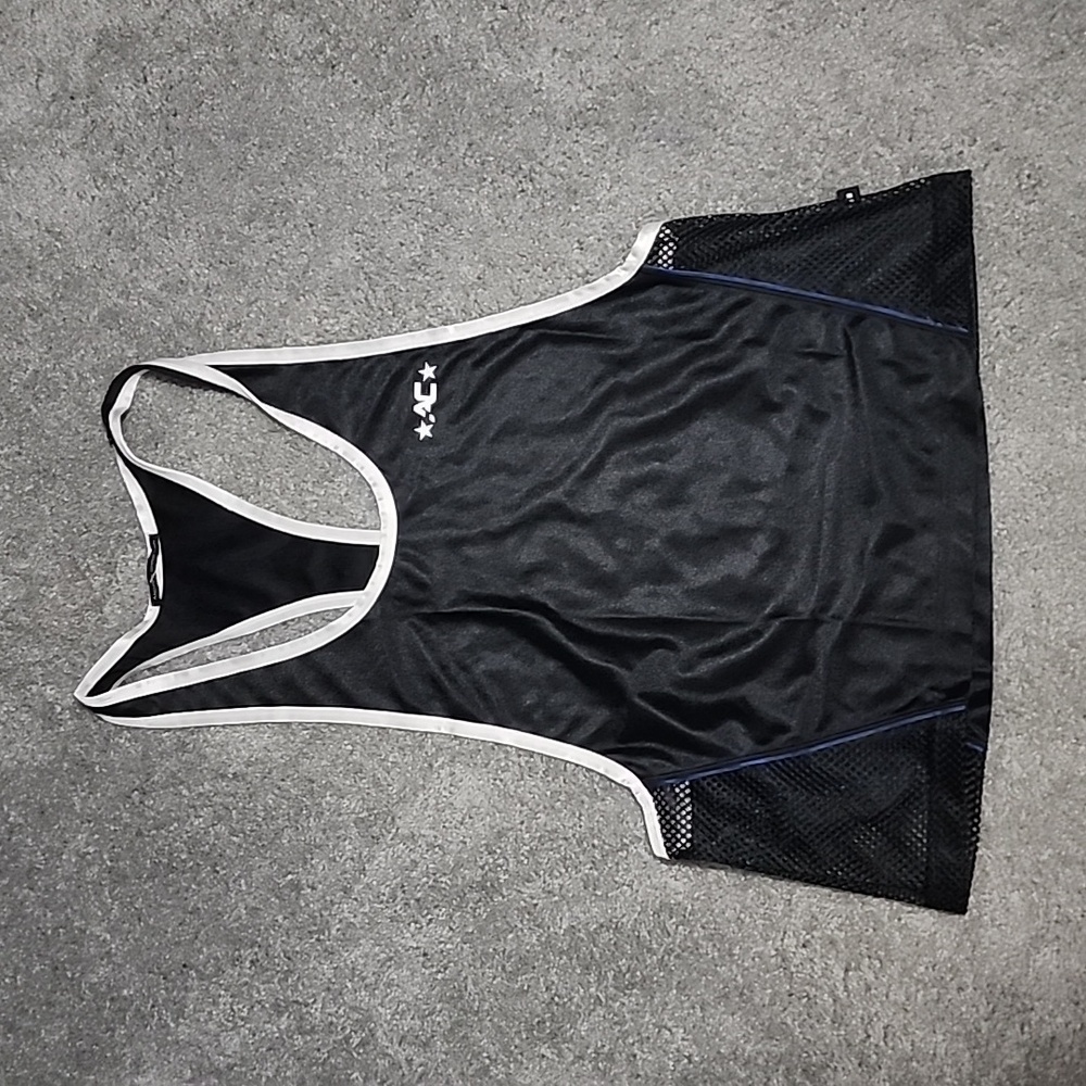 Andrew Christian muscle tank mesh & silky